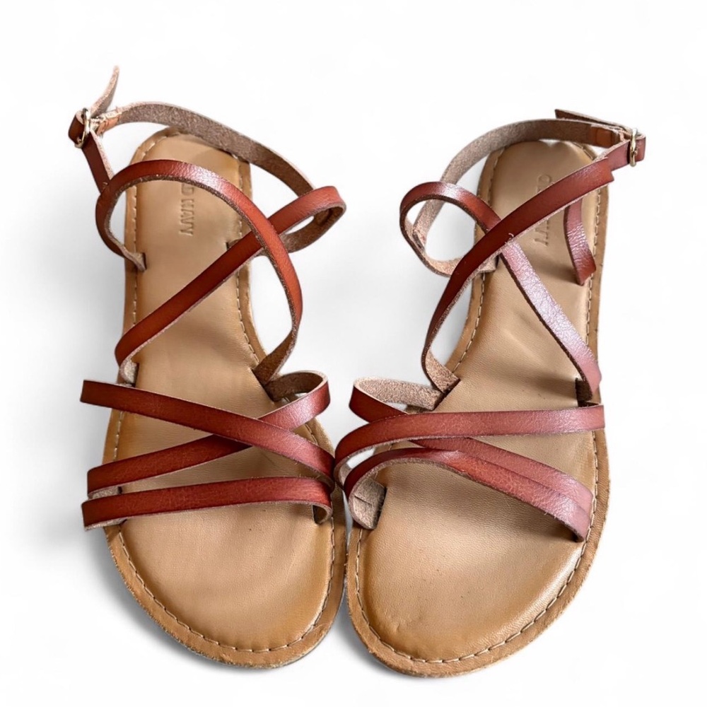 Old Navy Tan Strappy Sandals